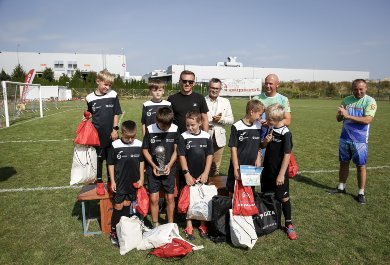 Turniej piłki nożnej "Podaj piłkę" 