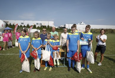 Turniej piłki nożnej "Podaj piłkę" 